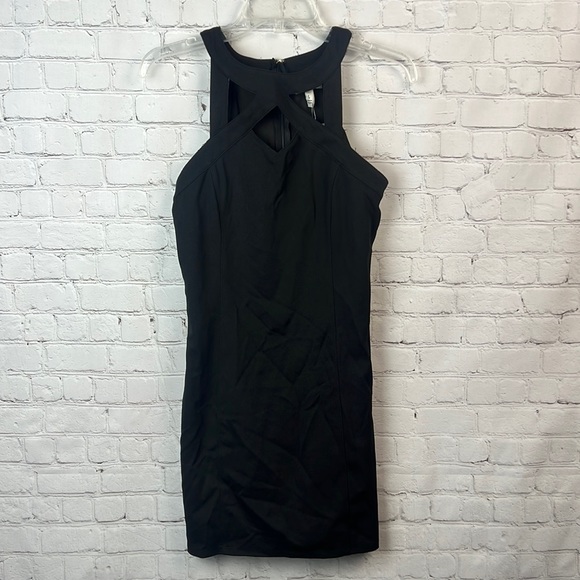 Speechless Black Cut Out Bodycon Dress Juniors Size Large Homecoming HOCO Prom - Picture 2 of 6